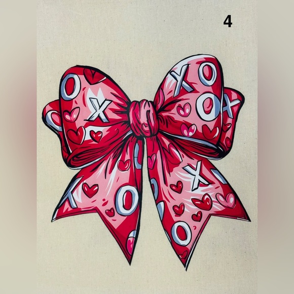 Valentine's Day Handcrafted Canvas Tote - Picture 6 of 10